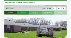 Desktop Screenshot of newburypointeapts.com